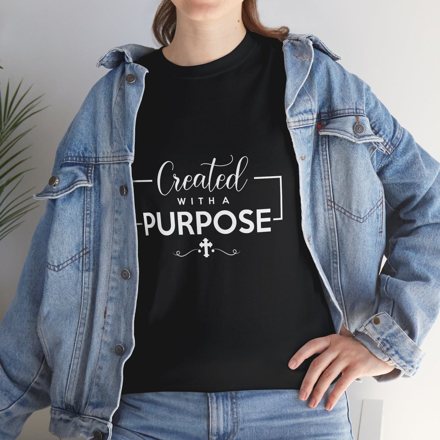 Created With A Purpose Unisex Cotton Tee