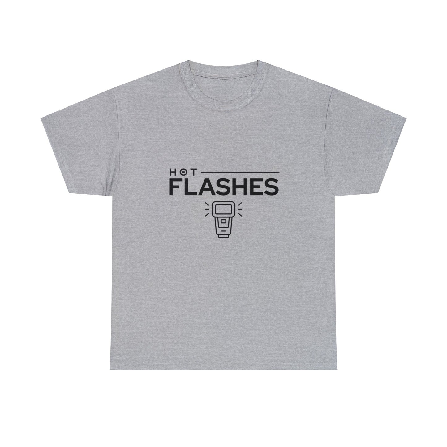 Unisex Hot Flashes Cotton T-Shirt - Humor in Comfort