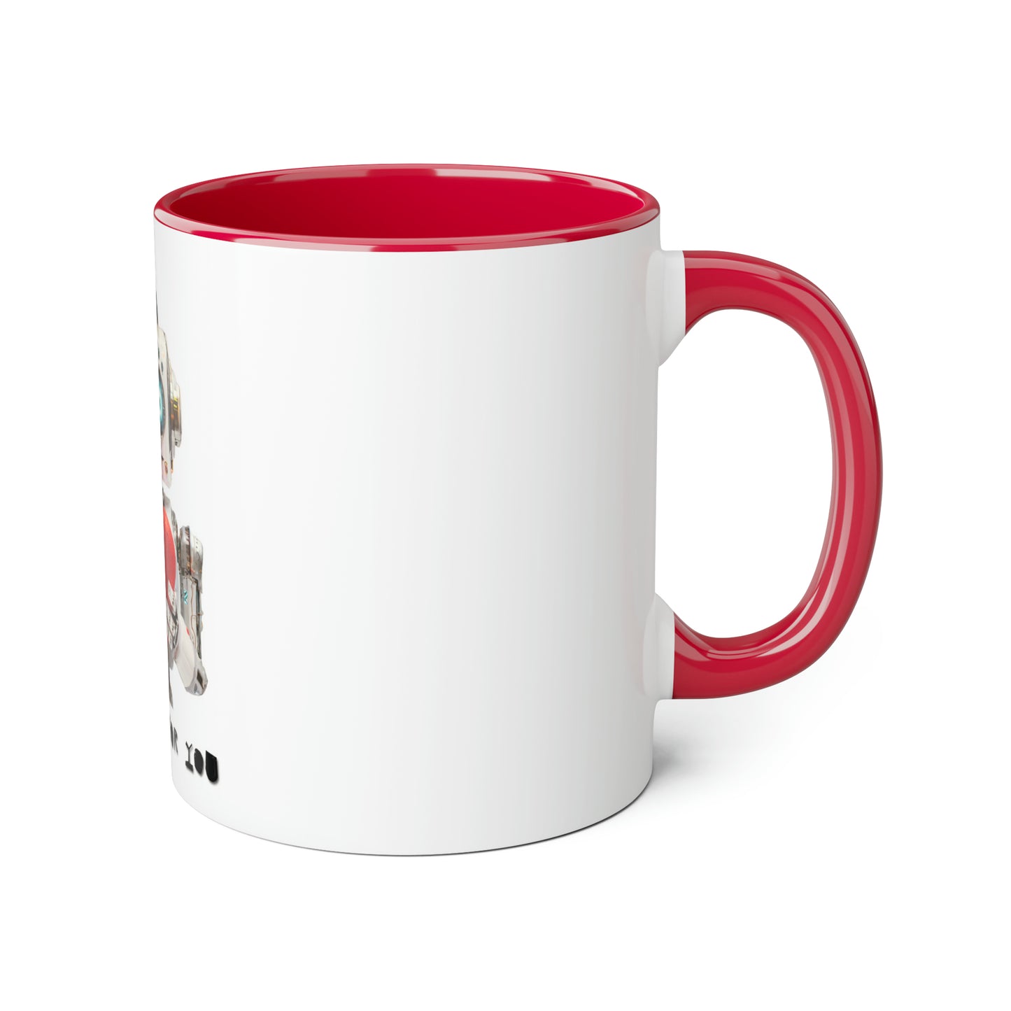 I made It For You Cute Robot Accent Mug