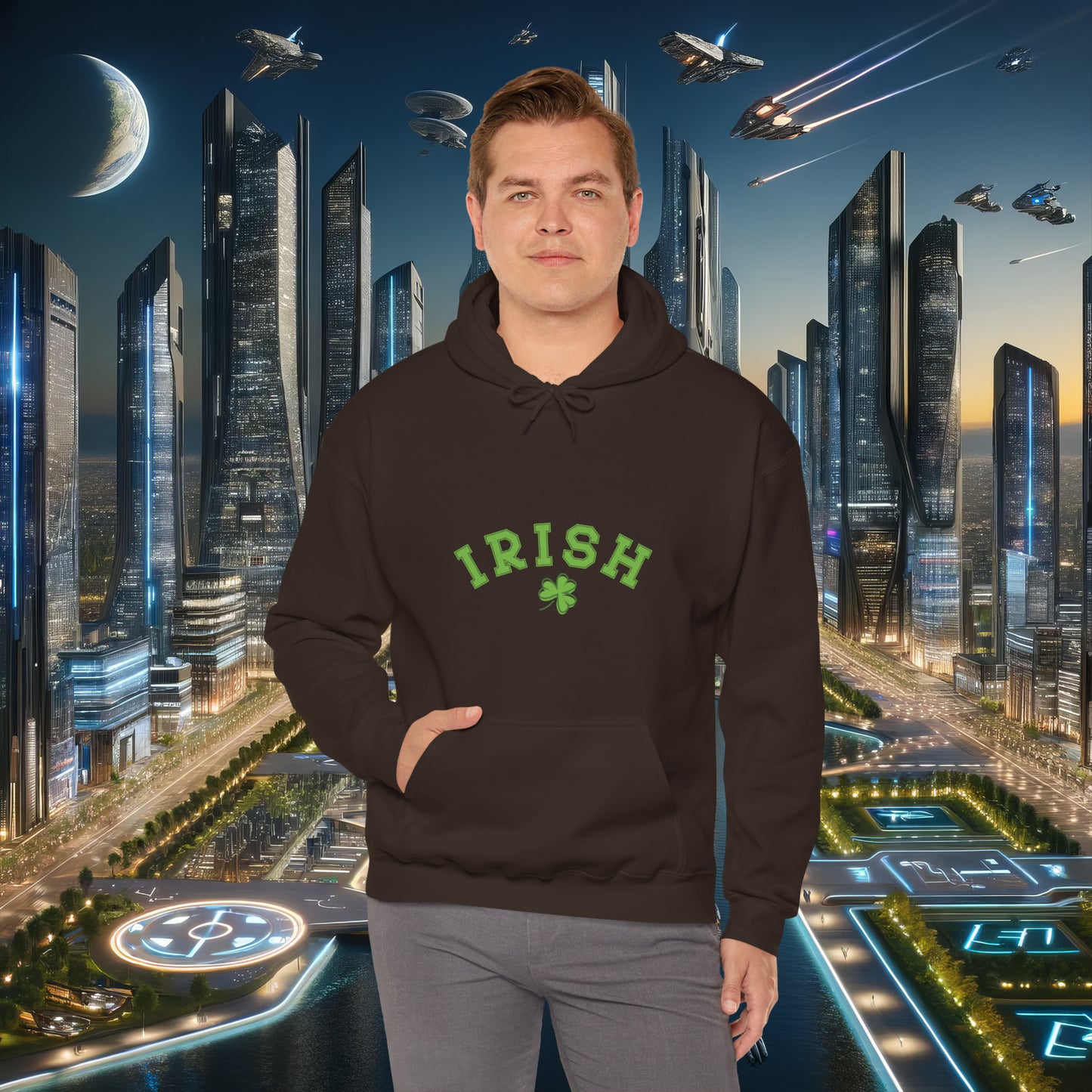 Irish Hooded Sweatshirt | St Patrick's Day