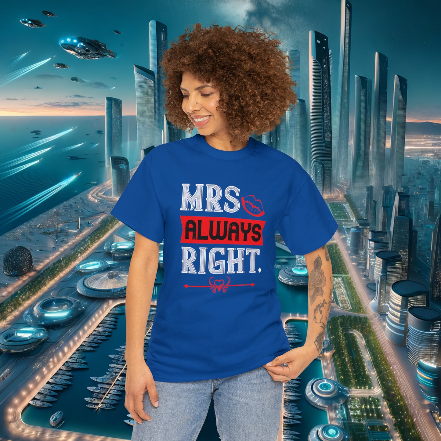 Mrs Always Right Unisex Cotton Tee