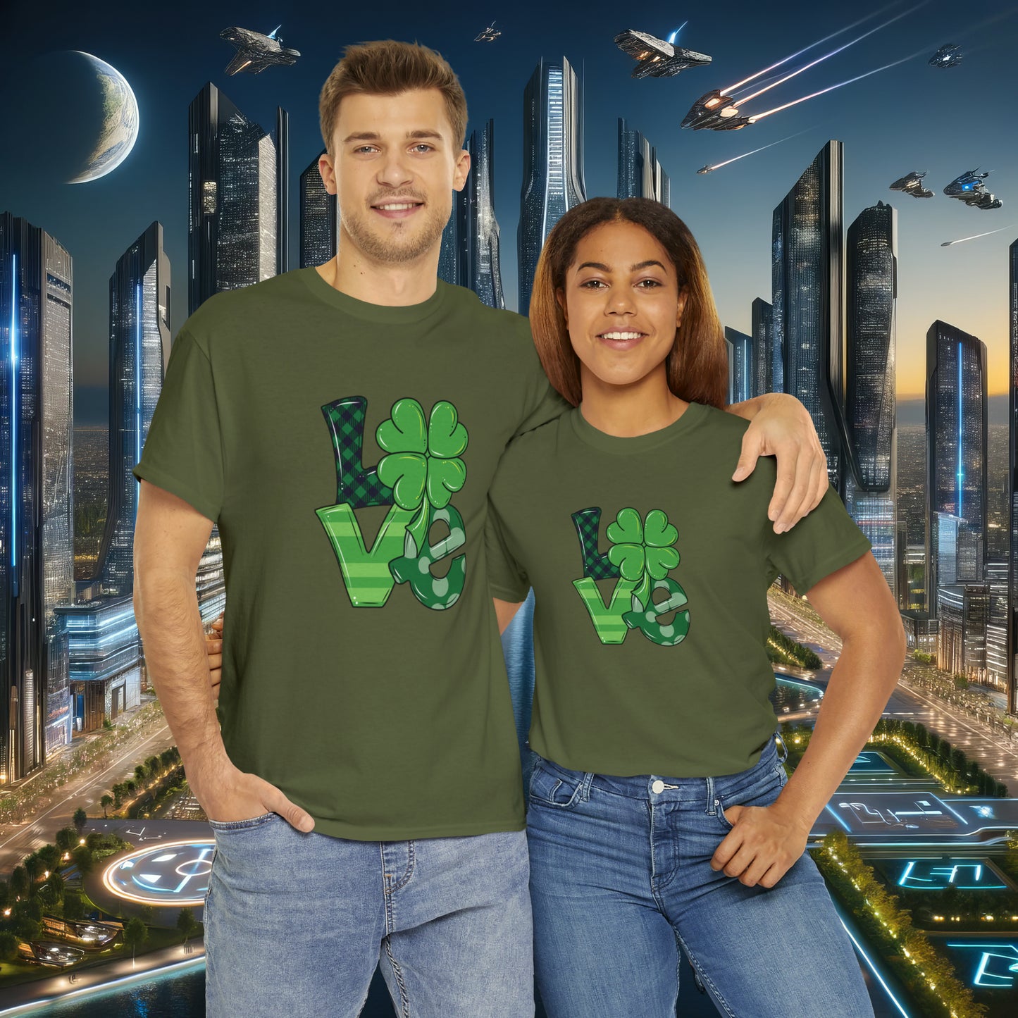 Love Unisex Cotton Tee | St Patrick's Day