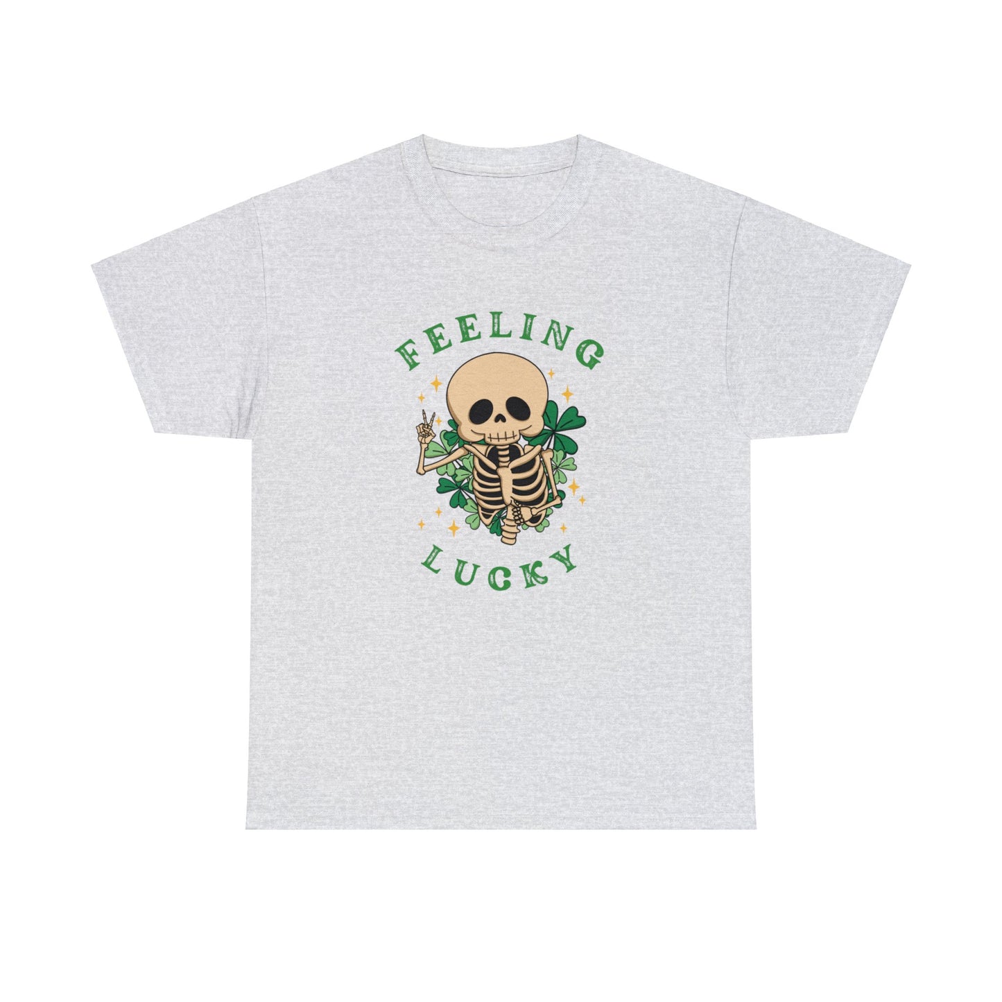 Felling Lucky St Patrick's Day Unisex Cotton Tee