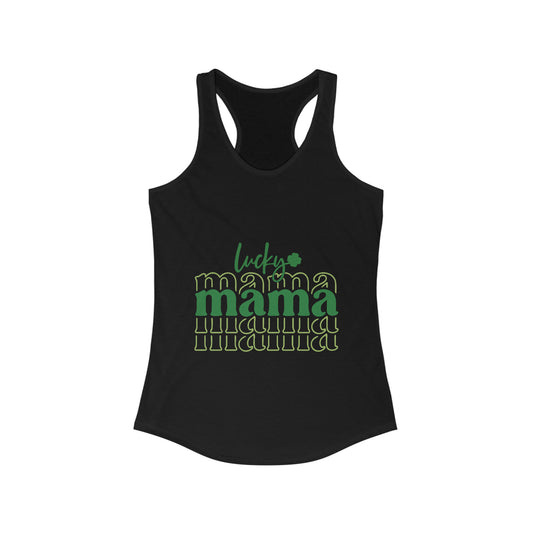 Lucky Mama Women's Racerback Tank | St. Patrick's Day