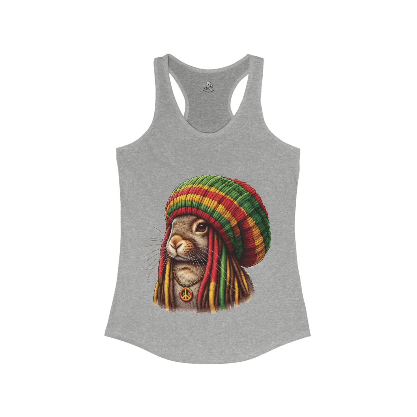 Rasta Bunny #1 | Women's Ideal Racerback Tank