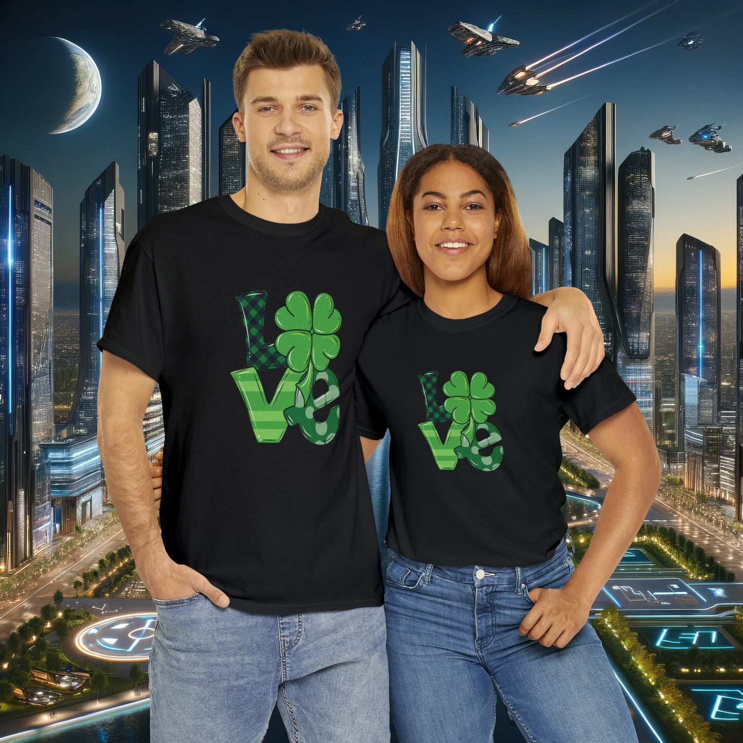 Love Unisex Cotton Tee | St Patrick's Day