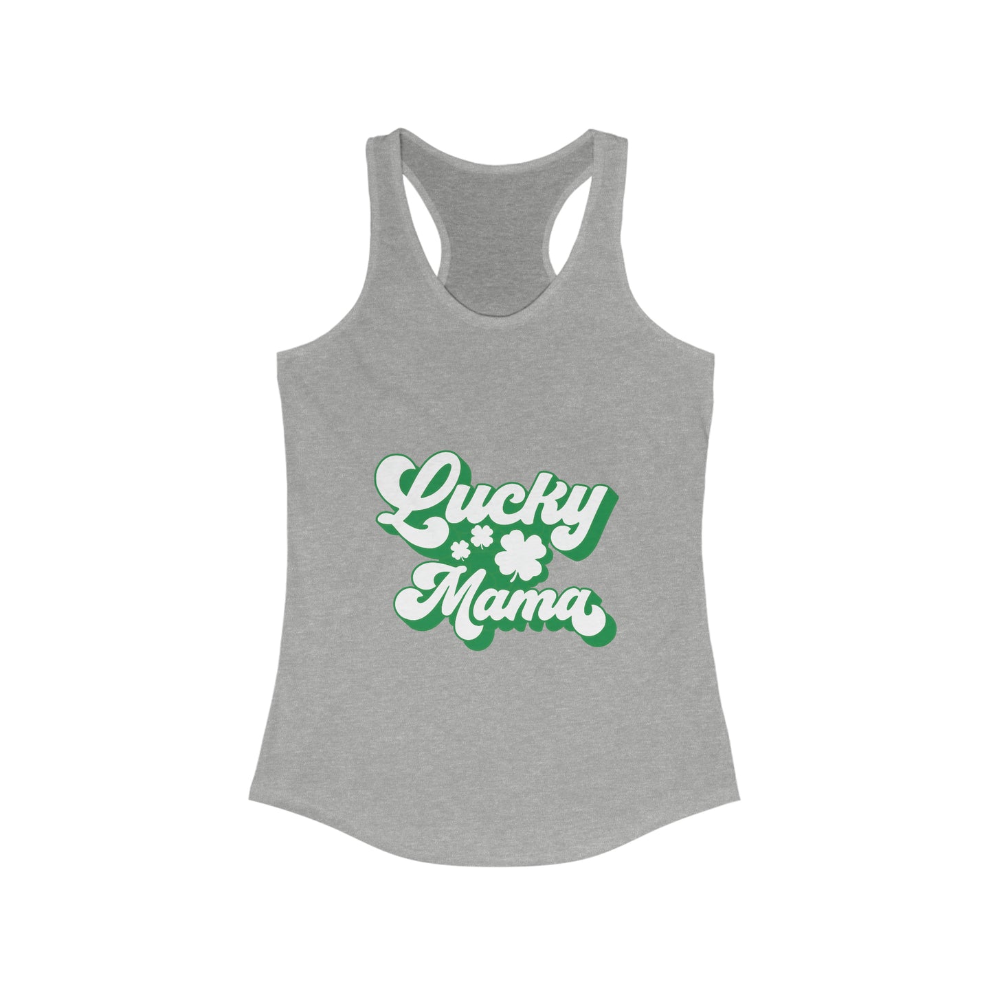 Lucky Mama Women's Racerback Tank | St. Patrick's Day