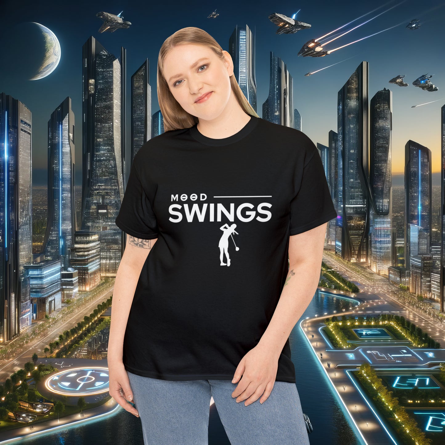 Mood Swings Unisex Cotton Tee