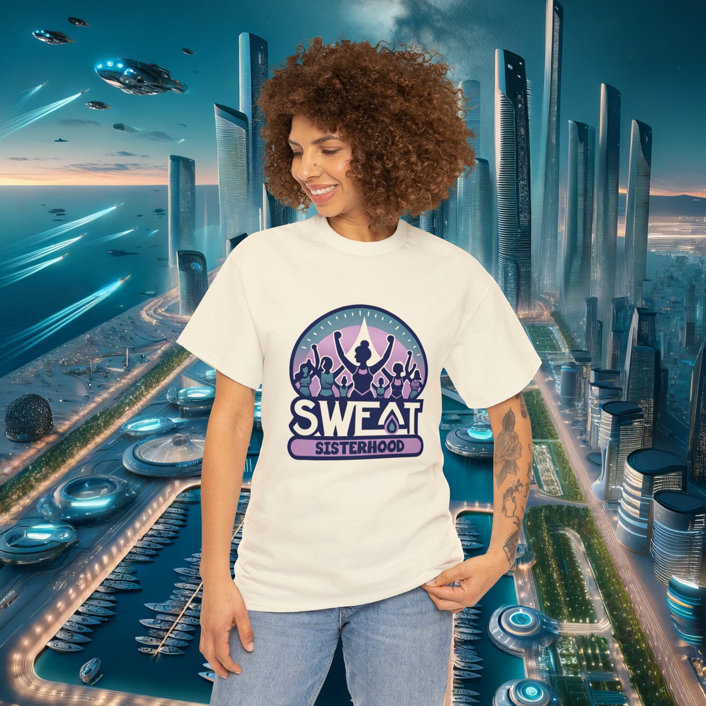 Sweat Sisterhood Unisex Cotton Tee