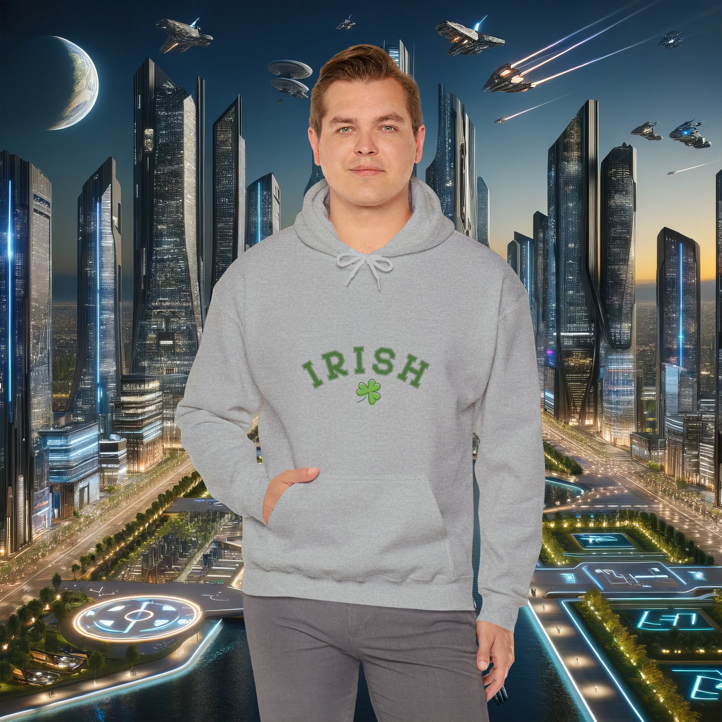 Irish Hooded Sweatshirt | St Patrick's Day