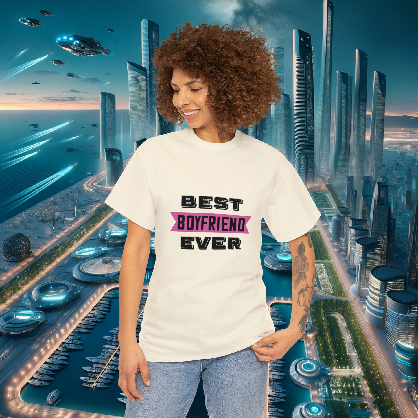 Best Boyfriend Ever Unisex Cotton Tee