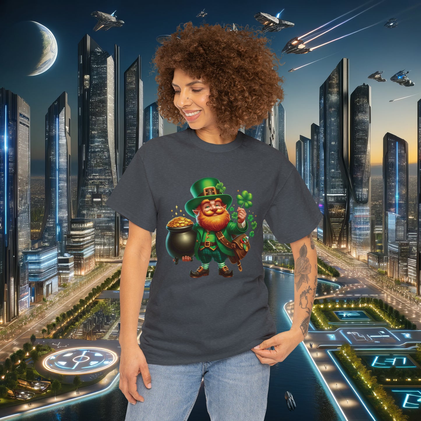 Enchanted Leprechaun Unisex Cotton Tee