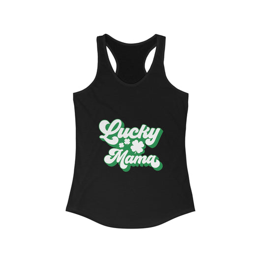 Lucky Mama Women's Racerback Tank | St. Patrick's Day