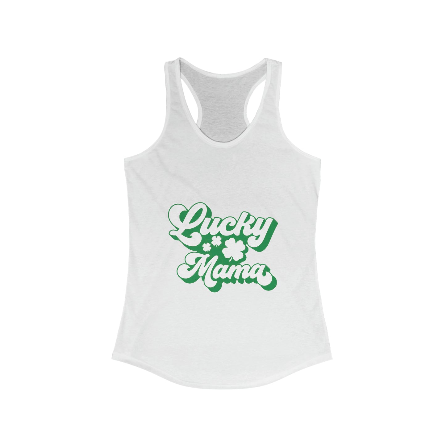 Lucky Mama Women's Racerback Tank | St. Patrick's Day