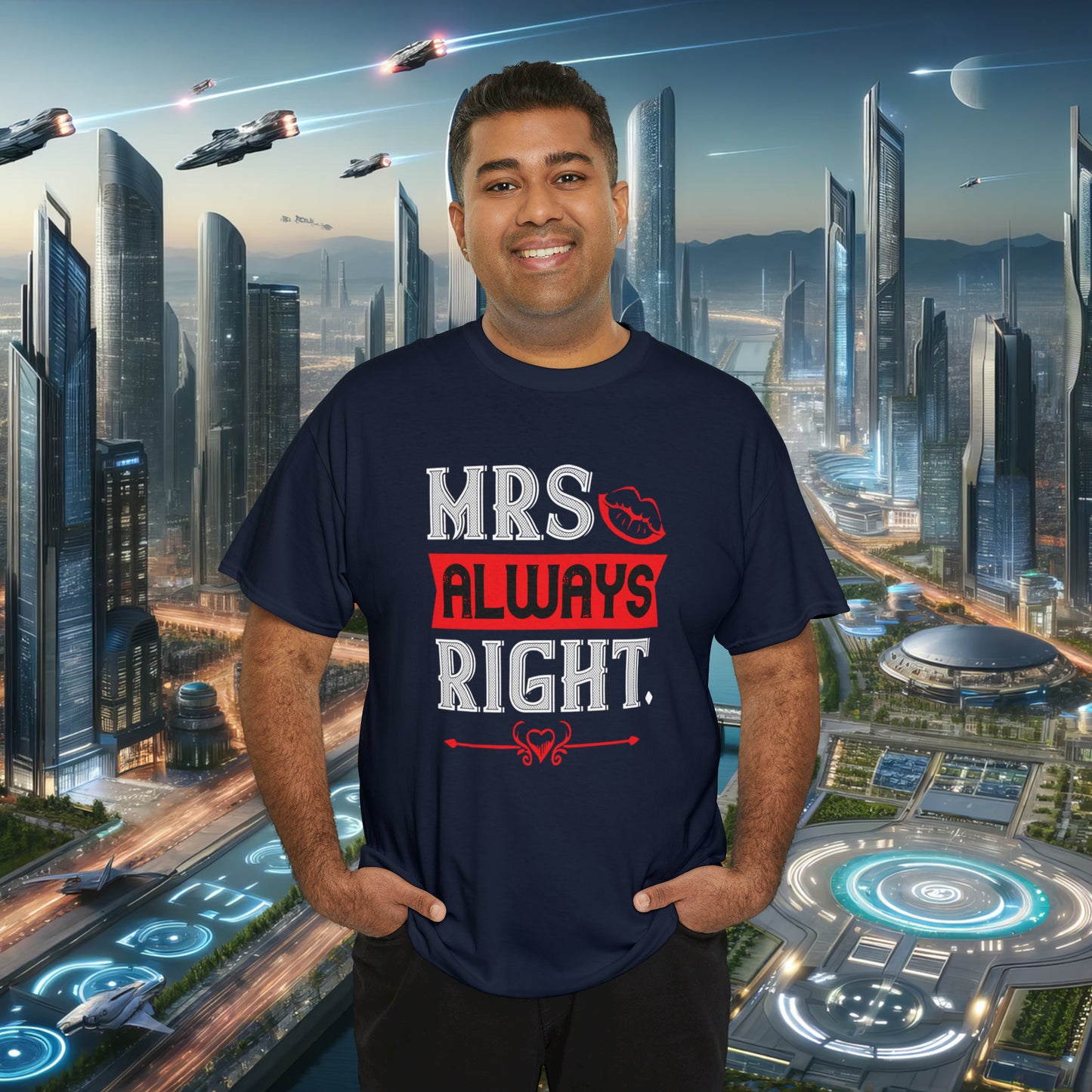 Mrs Always Right Unisex Cotton Tee