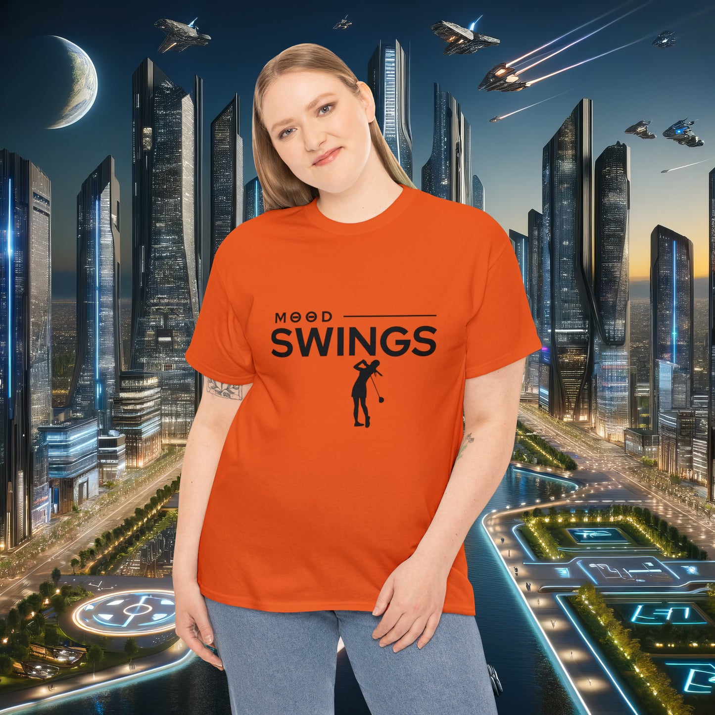 Mood Swings Unisex Cotton Tee