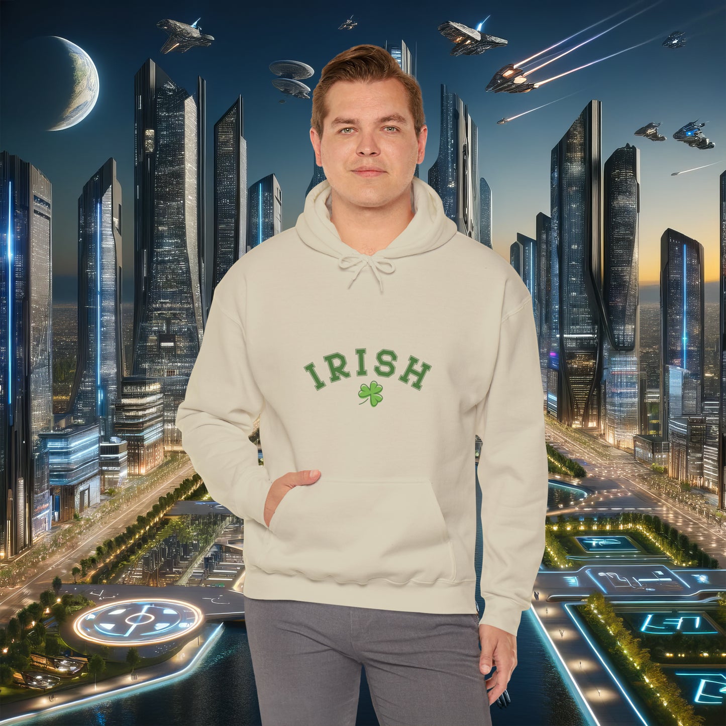 Irish Hooded Sweatshirt | St Patrick's Day