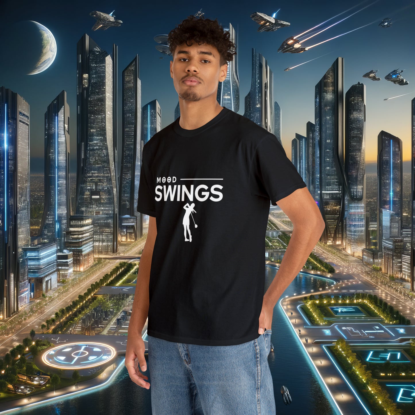 Mood Swings Unisex Cotton Tee