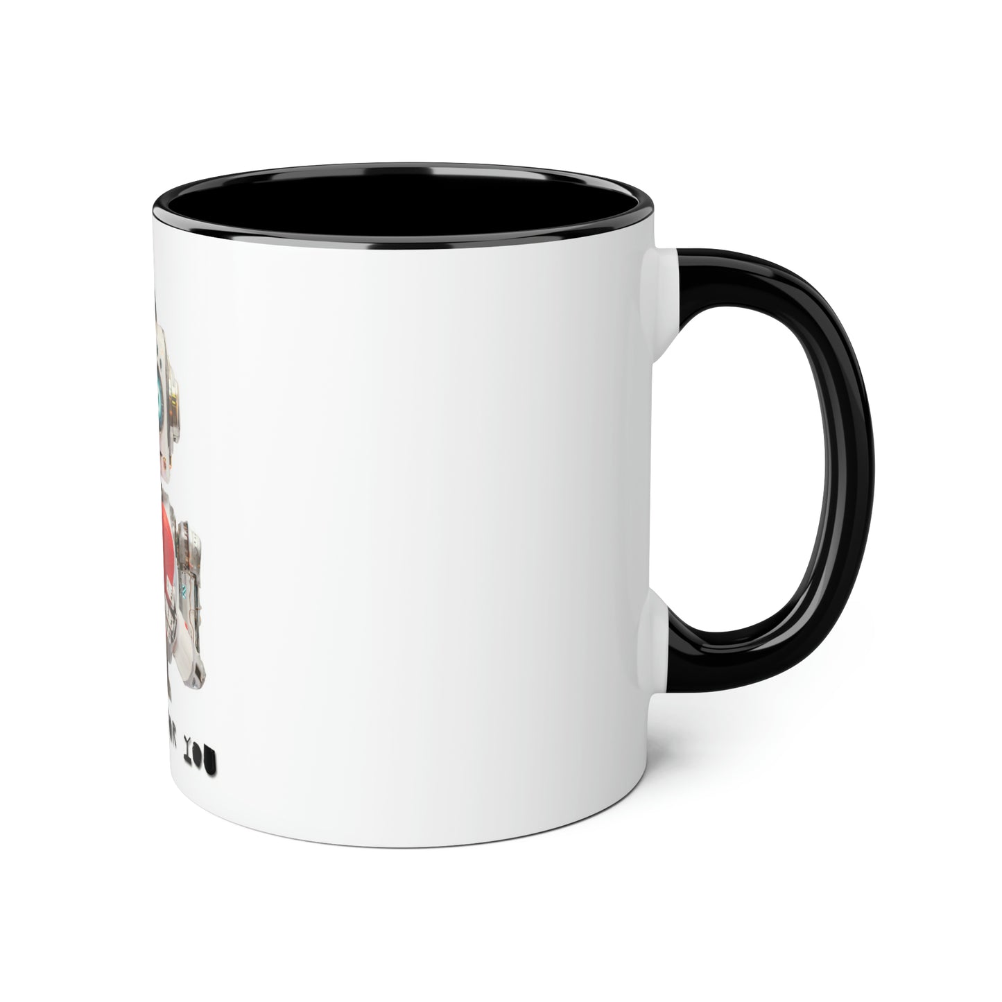 I made It For You Cute Robot Accent Mug