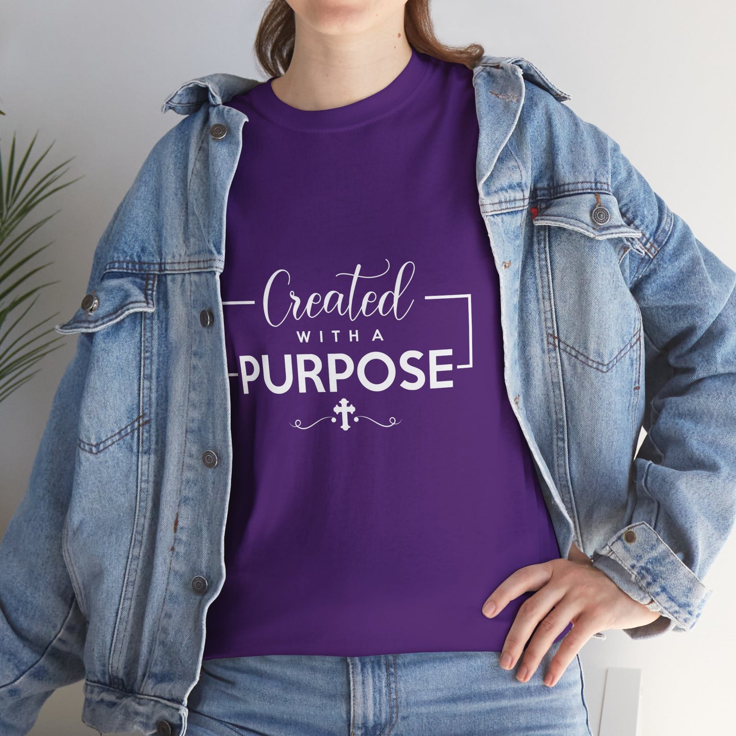 Created With A Purpose Unisex Cotton Tee