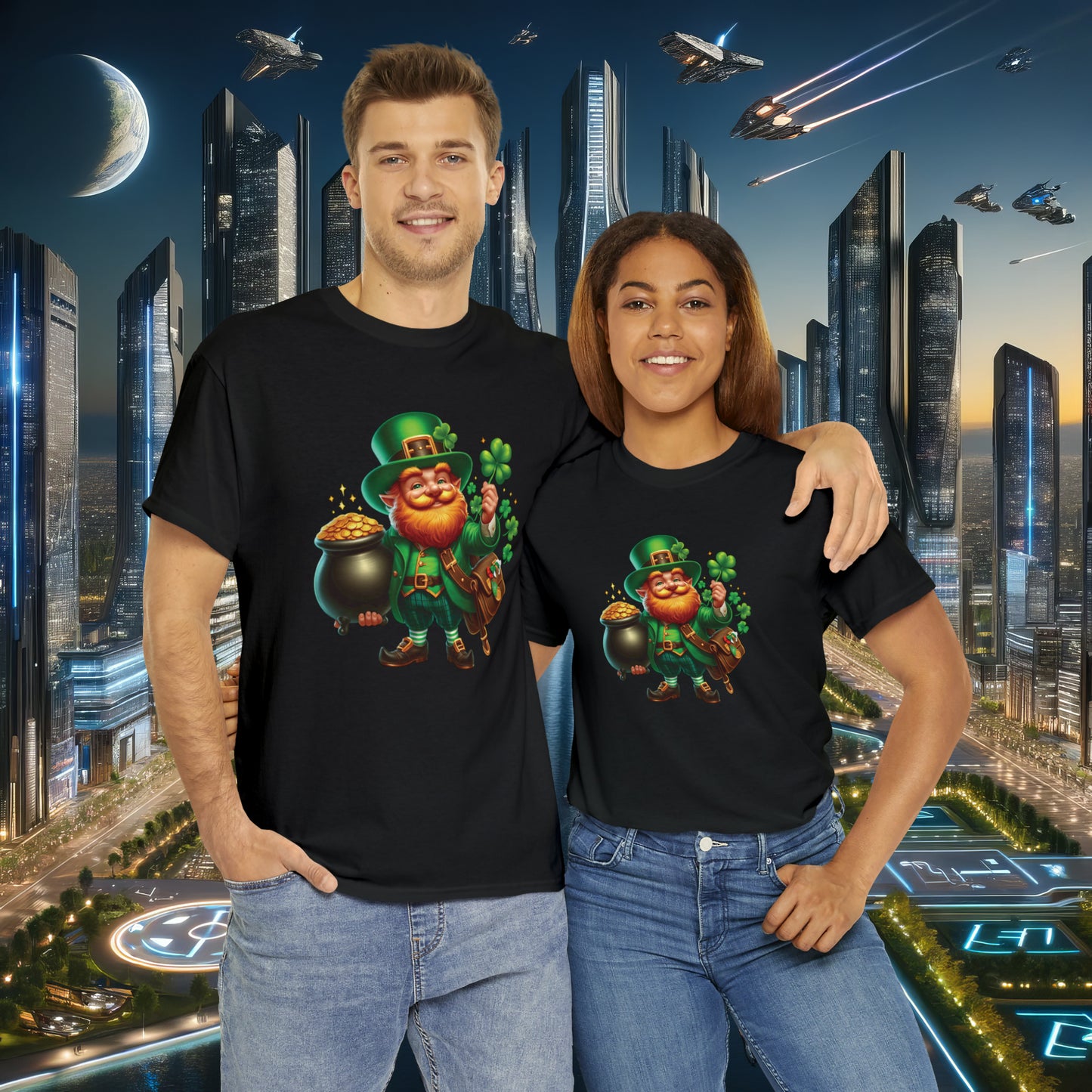 Enchanted Leprechaun Unisex Cotton Tee