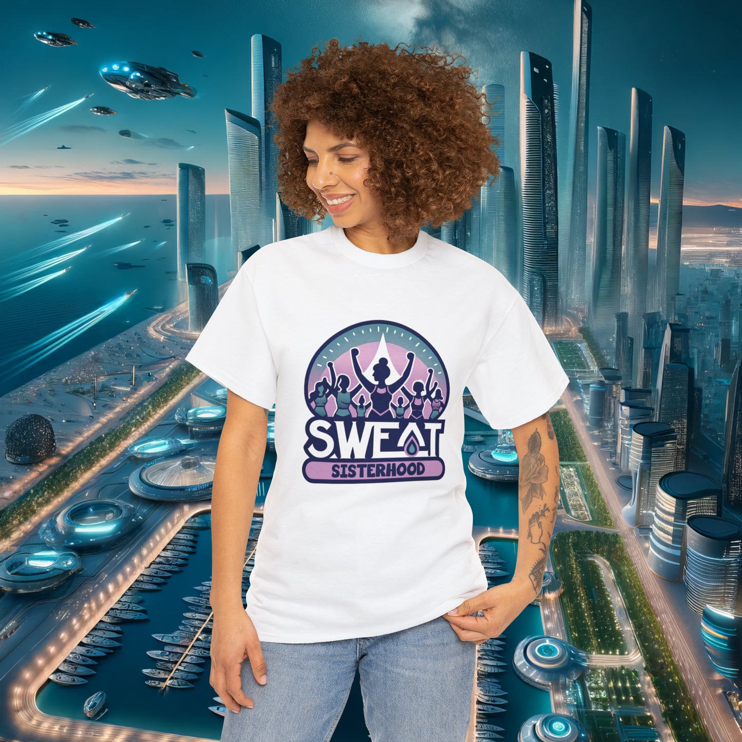 Sweat Sisterhood Unisex Cotton Tee