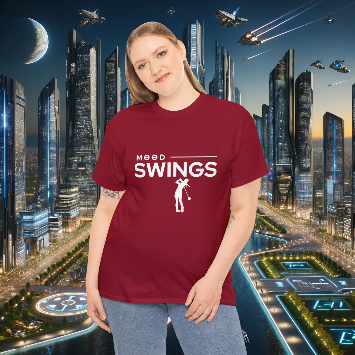 Mood Swings Unisex Cotton Tee