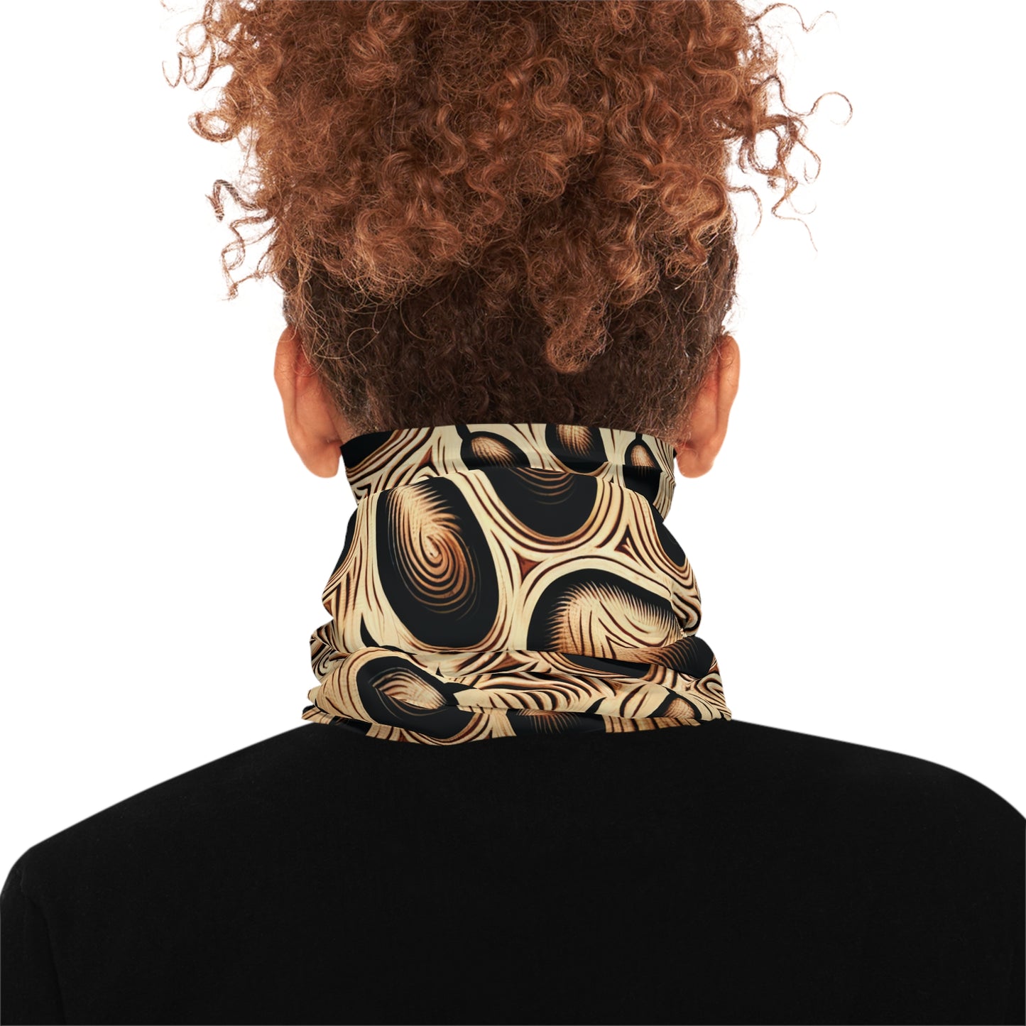 Stylish and Comfortable Feline Paw Print Neck Gaiter for Outdoors, Unique Cat Paw Custom Print Neck Gaiter, Lightweight Neck Tube