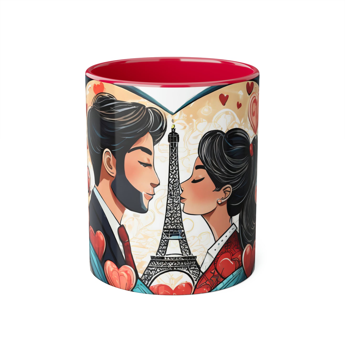 Lovers In Paris #3 Accent Mug