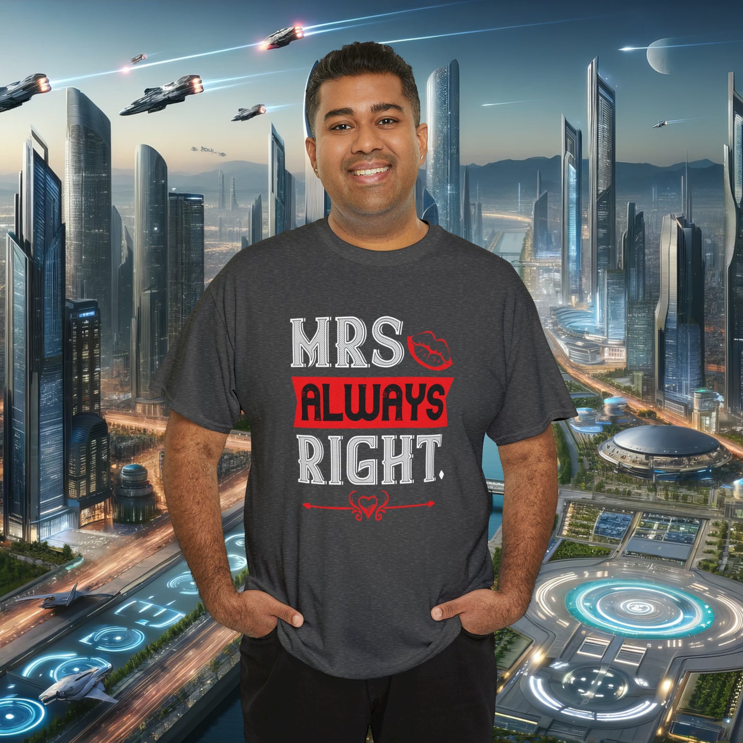 Mrs Always Right Unisex Cotton Tee