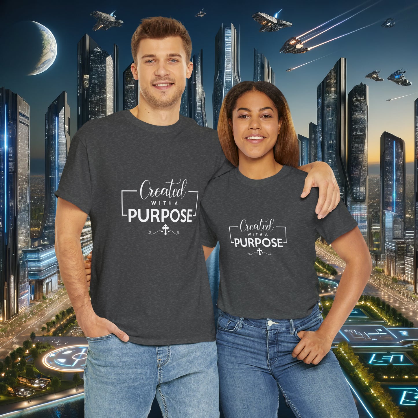 Created With A Purpose Unisex Cotton Tee