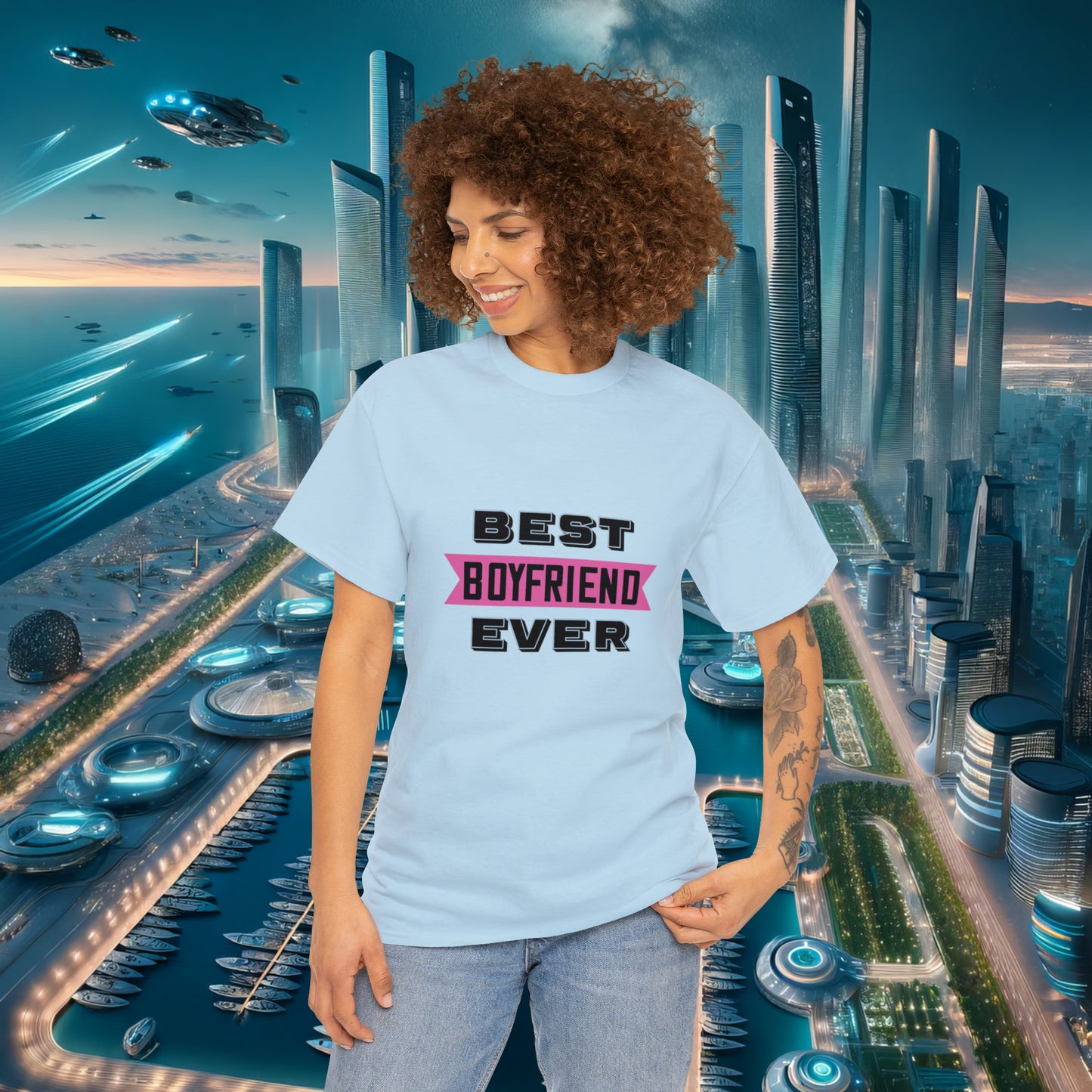 Best Boyfriend Ever Unisex Cotton Tee