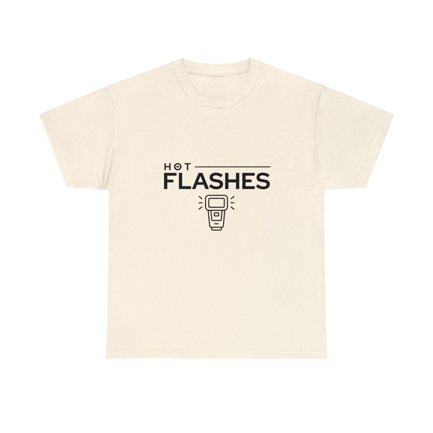 Unisex Hot Flashes Cotton T-Shirt - Humor in Comfort