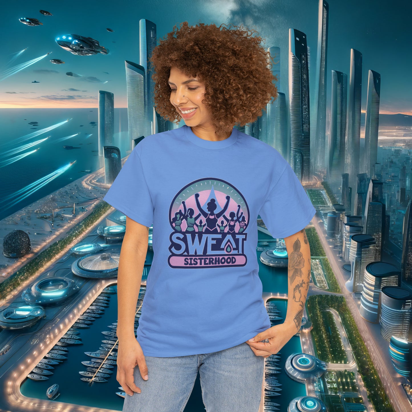 Sweat Sisterhood Unisex Cotton Tee