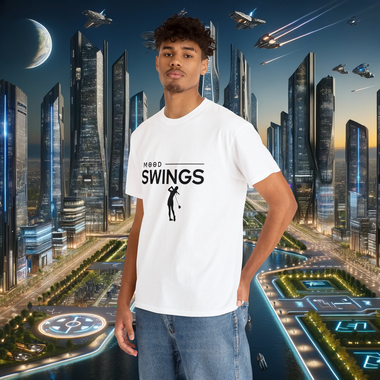 Mood Swings Unisex Cotton Tee