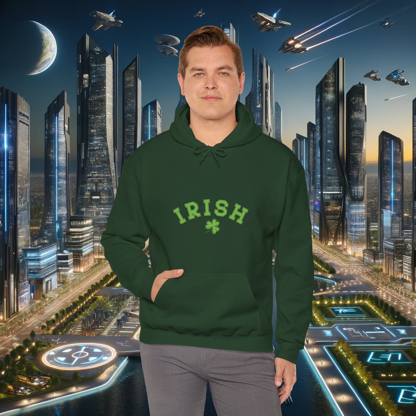 Irish Hooded Sweatshirt | St Patrick's Day