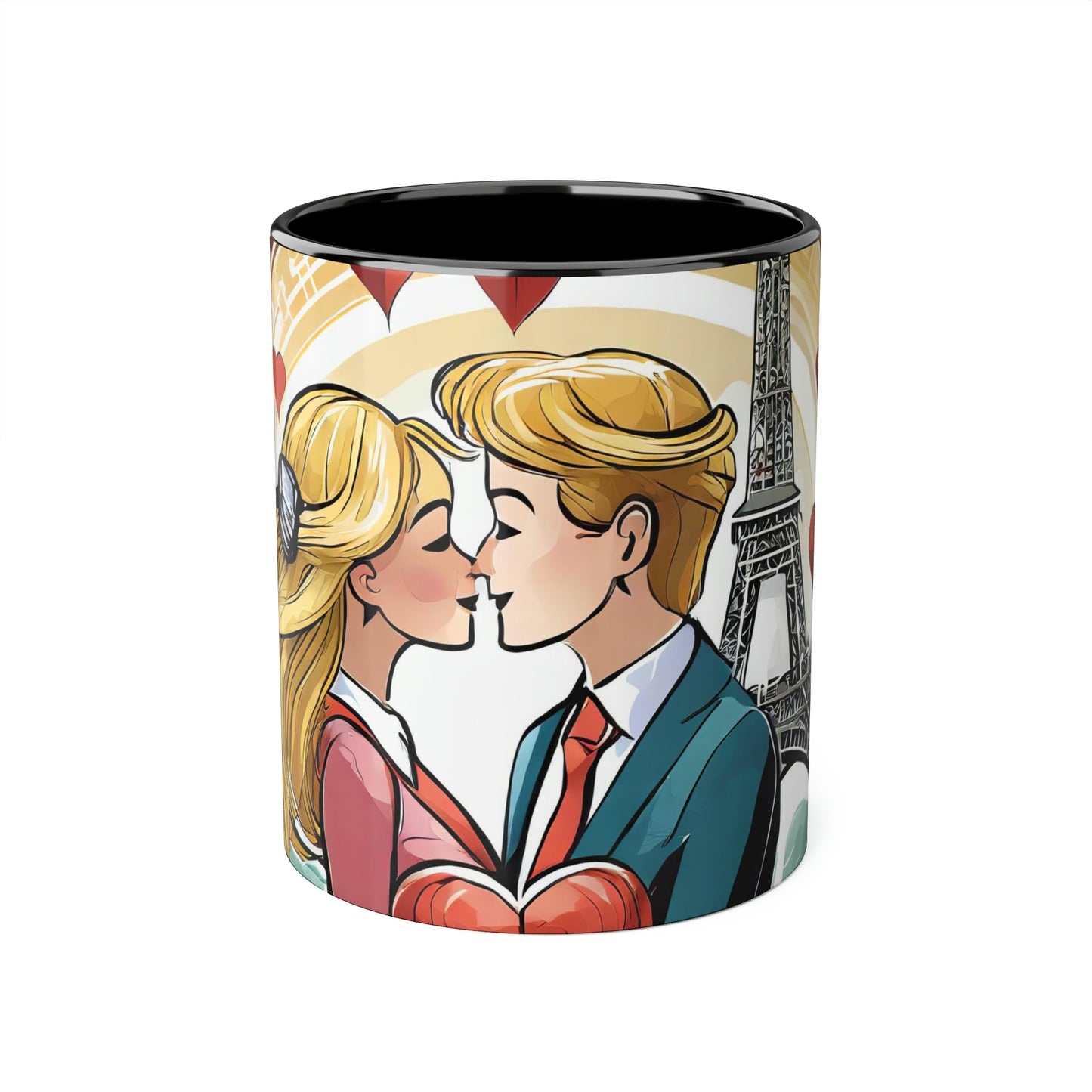 Lovers In Paris #2 Accent Mug