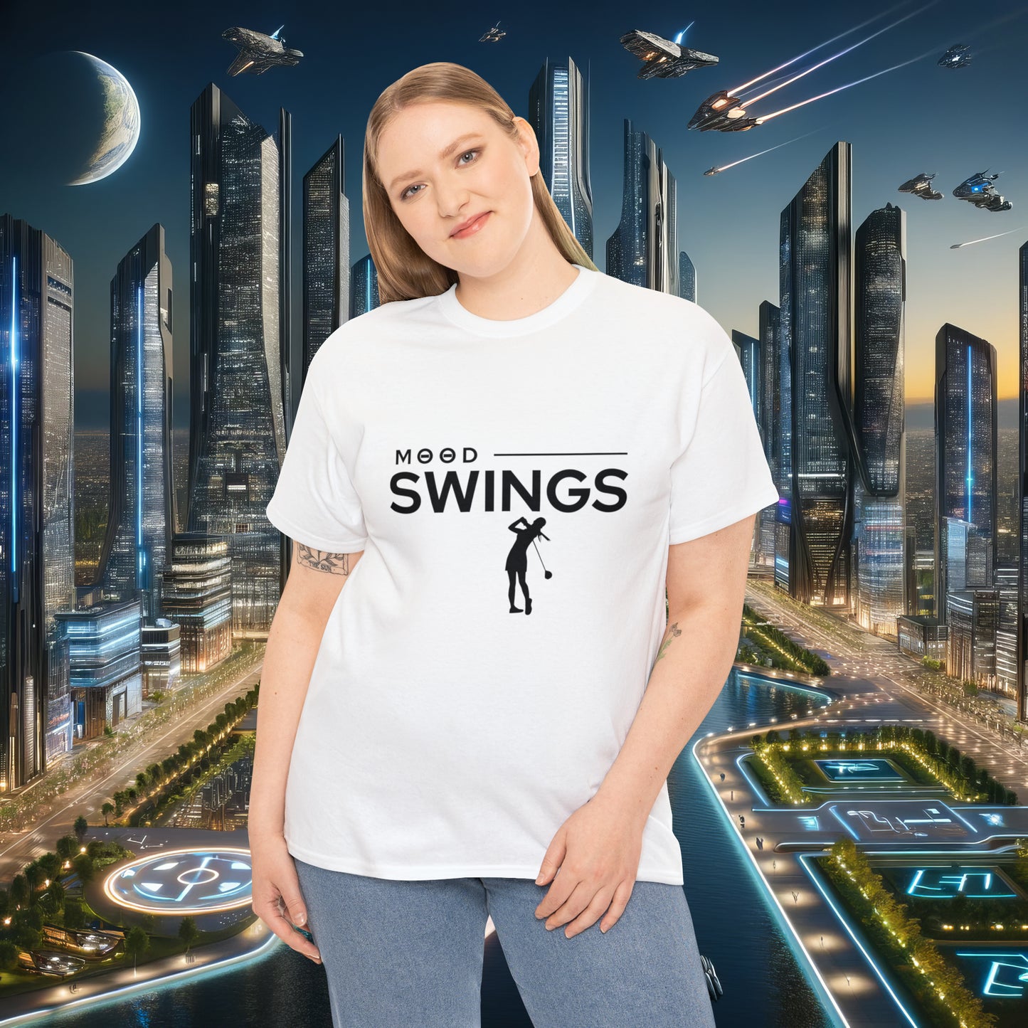 Mood Swings Unisex Cotton Tee