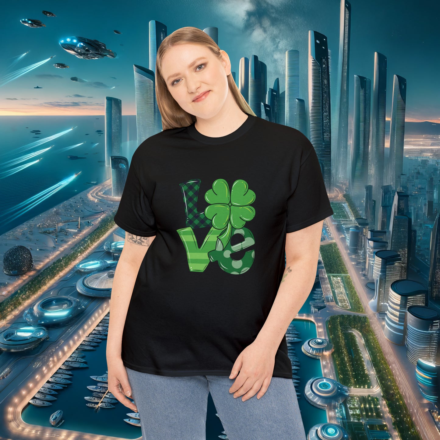 Love Unisex Cotton Tee | St Patrick's Day