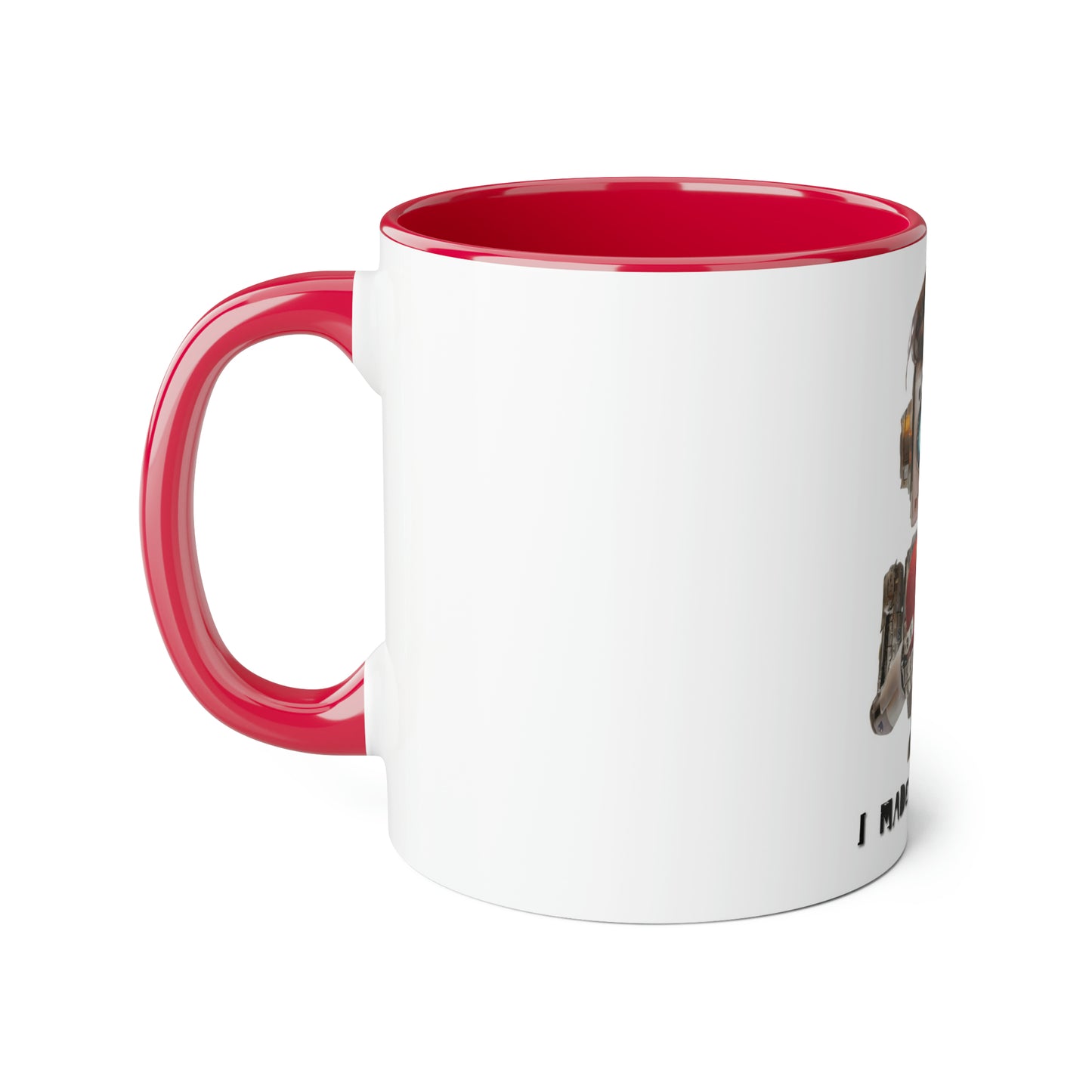 I made It For You Cute Robot Accent Mug