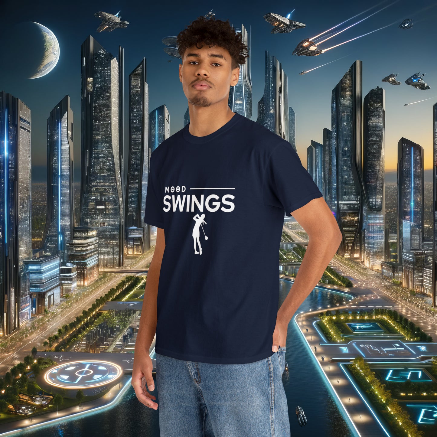 Mood Swings Unisex Cotton Tee