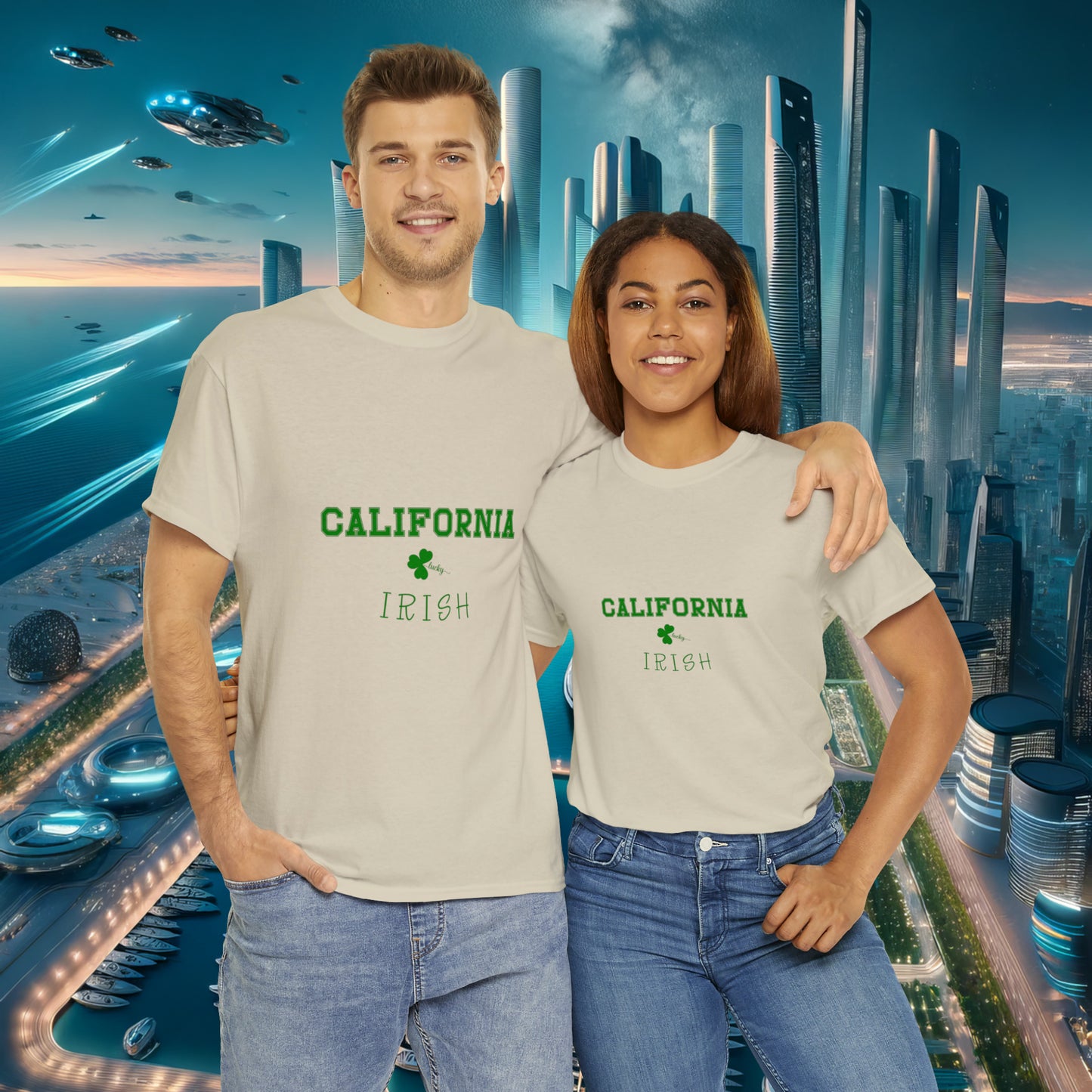 California Irish Unisex Cotton Tee | St. Patrick's Day