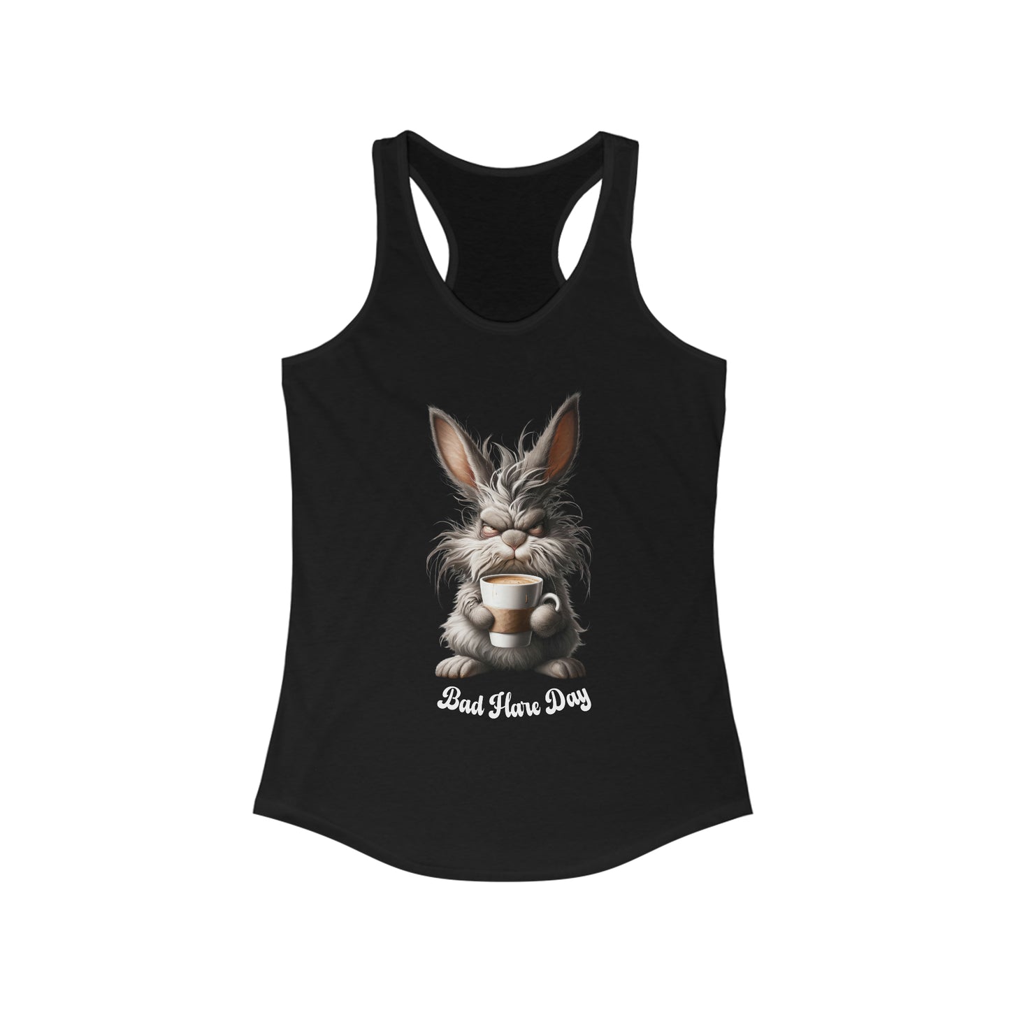 Bad Hare Day | Women's Ideal Racerback Tank