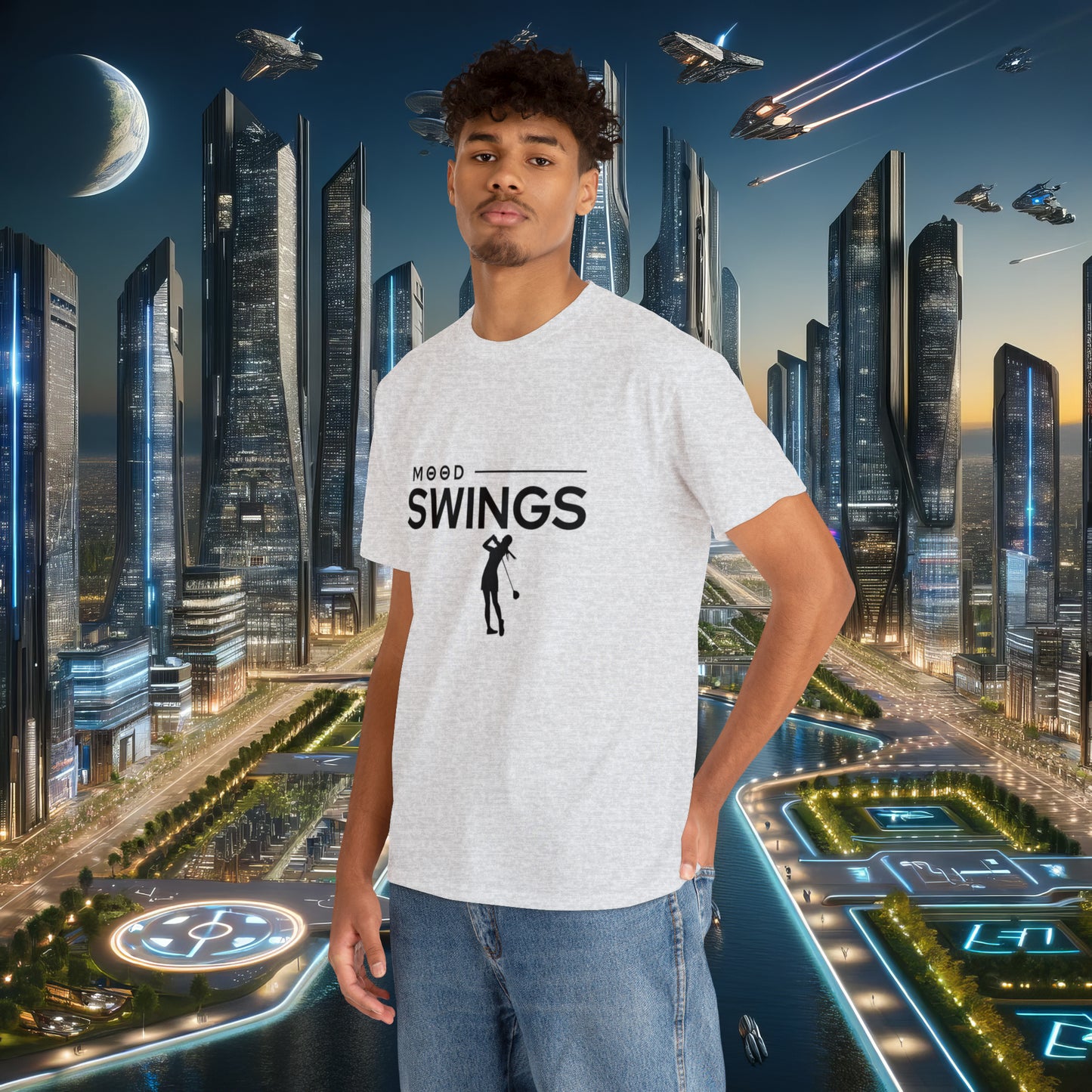 Mood Swings Unisex Cotton Tee