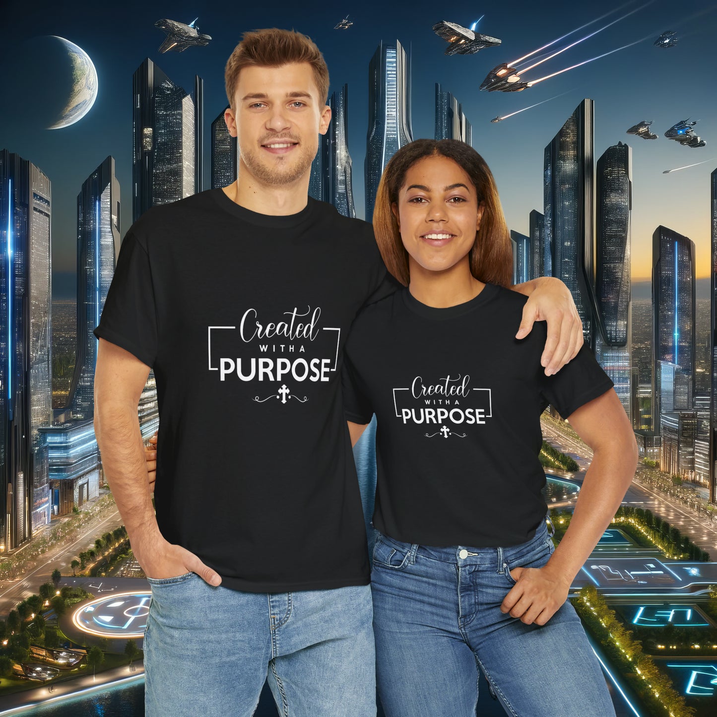 Created With A Purpose Unisex Cotton Tee