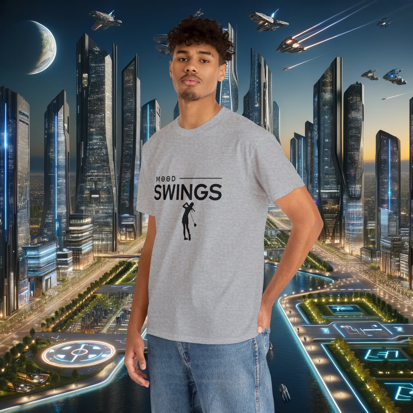 Mood Swings Unisex Cotton Tee