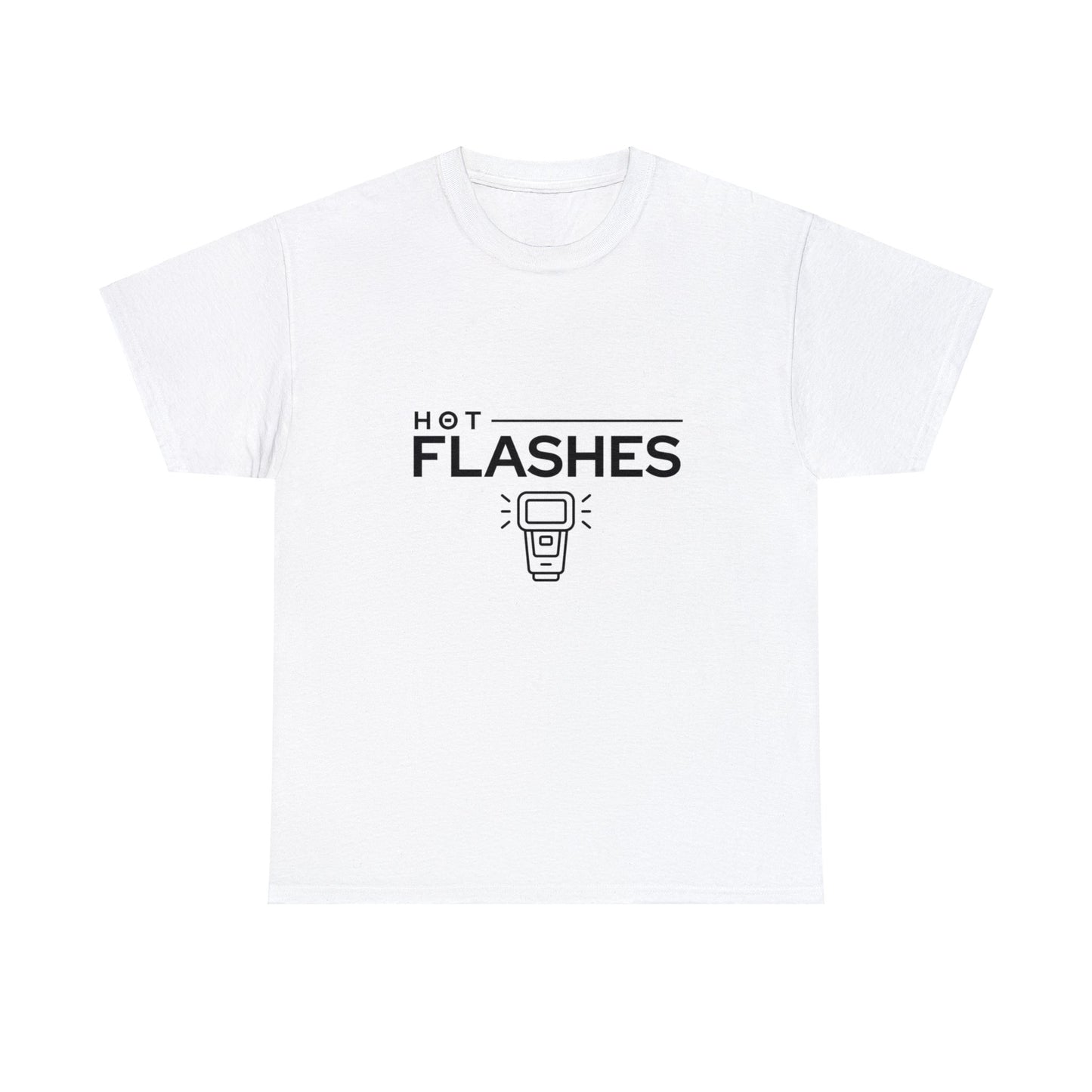 Unisex Hot Flashes Cotton T-Shirt - Humor in Comfort