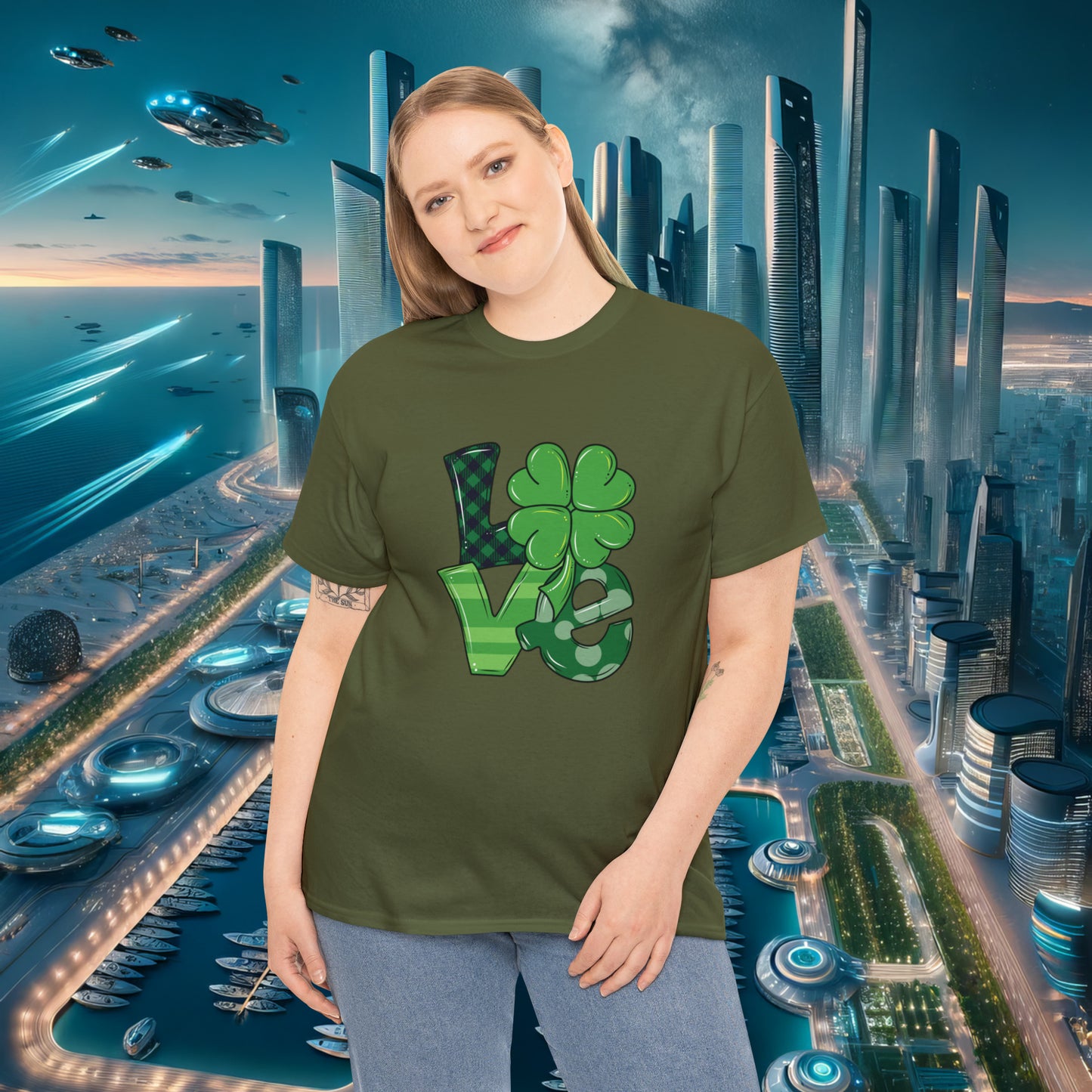 Love Unisex Cotton Tee | St Patrick's Day