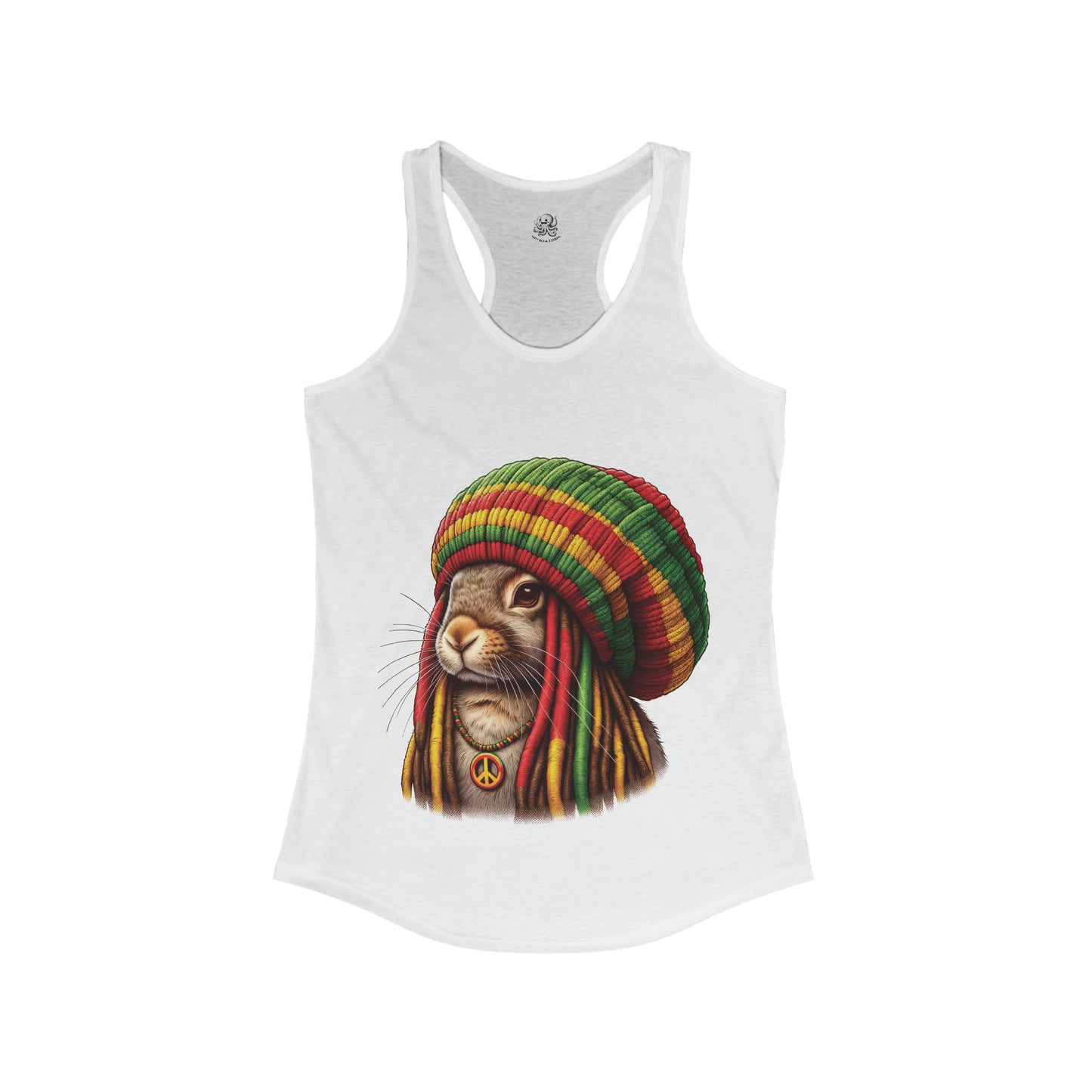 Rasta Bunny #1 | Women's Ideal Racerback Tank