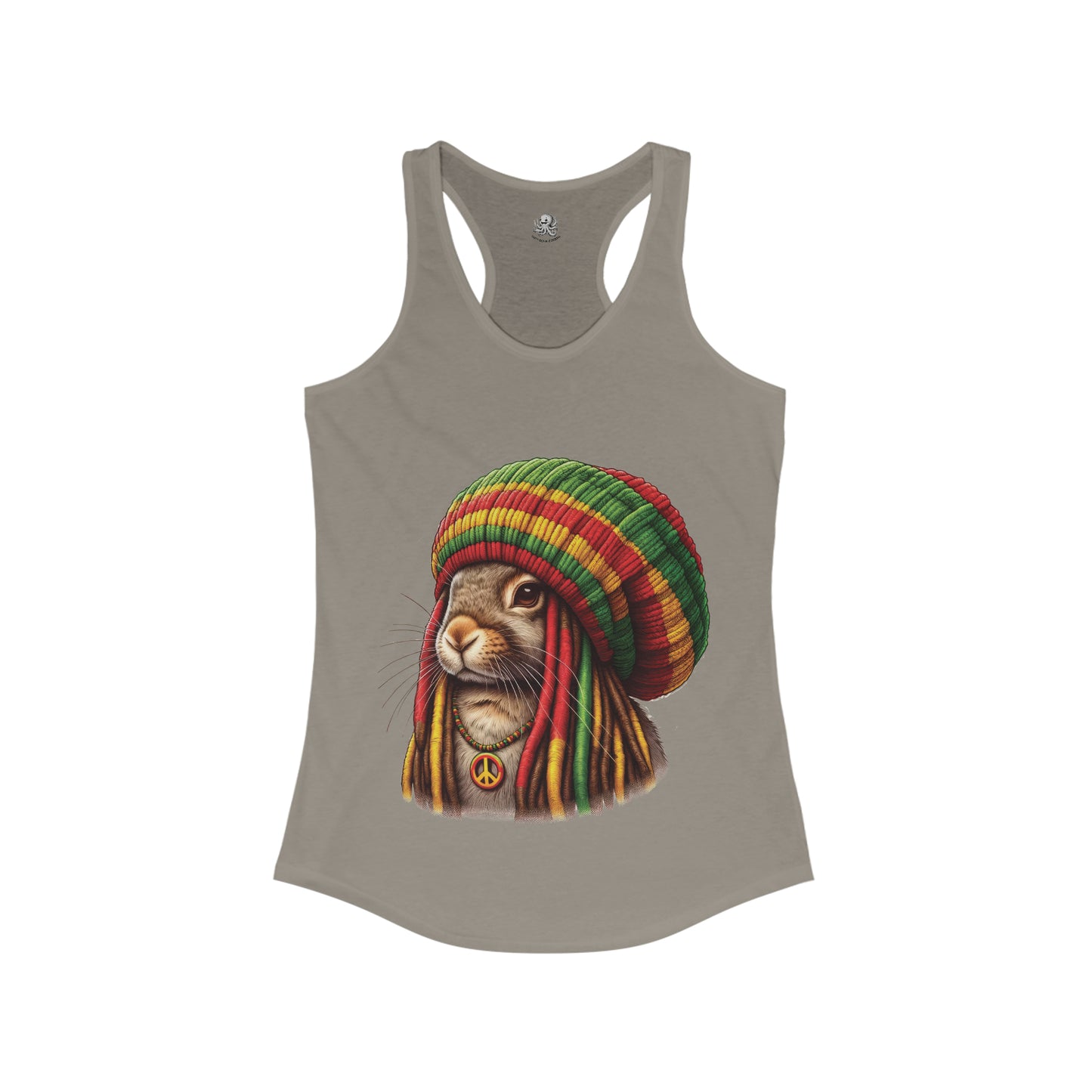 Rasta Bunny #1 | Women's Ideal Racerback Tank